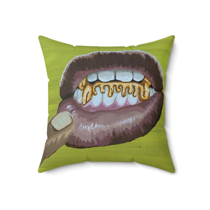 "Grill" 2 Throw Pillow