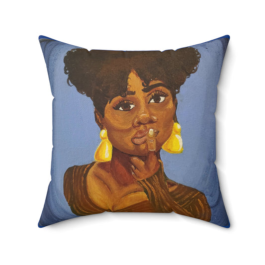 "Secret" Throw Pillow