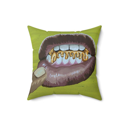 "Grill" 2 Throw Pillow