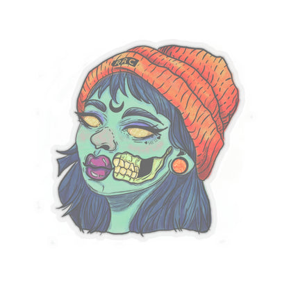 Zombie Girl Stickers