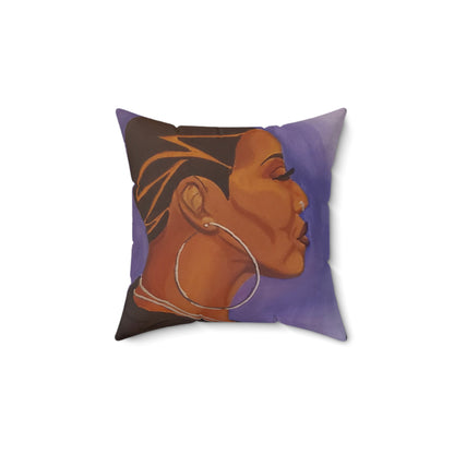 Confidence- Spun Polyester Square Pillow