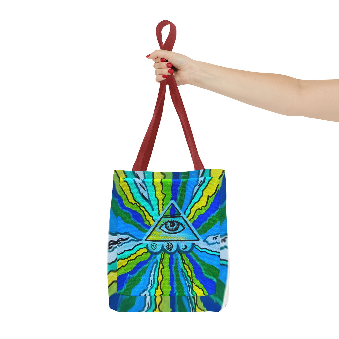 Funky Pyramid Tote Bag