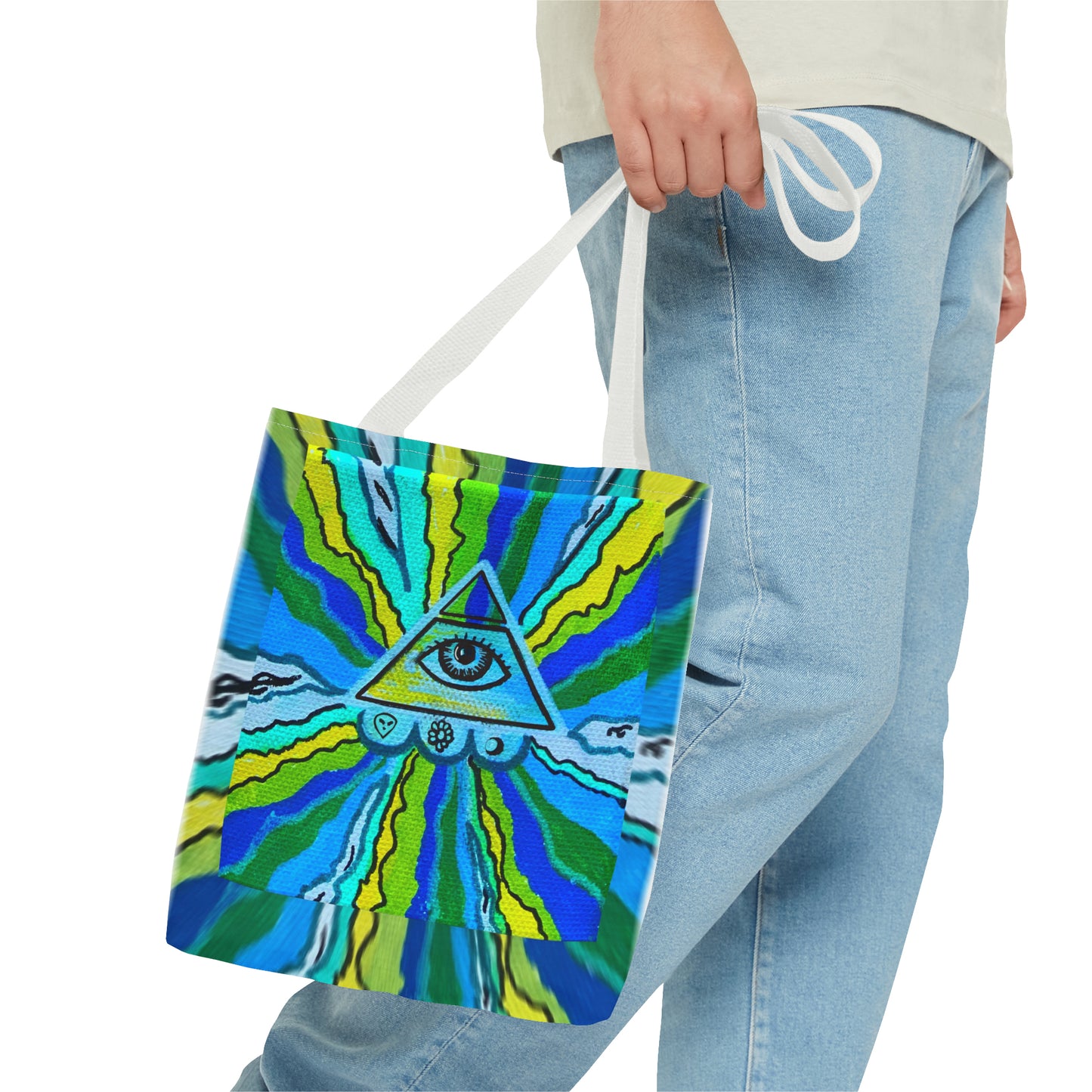 Funky Pyramid Tote Bag