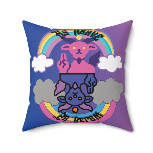 "As Above So Below" Throw Pillow