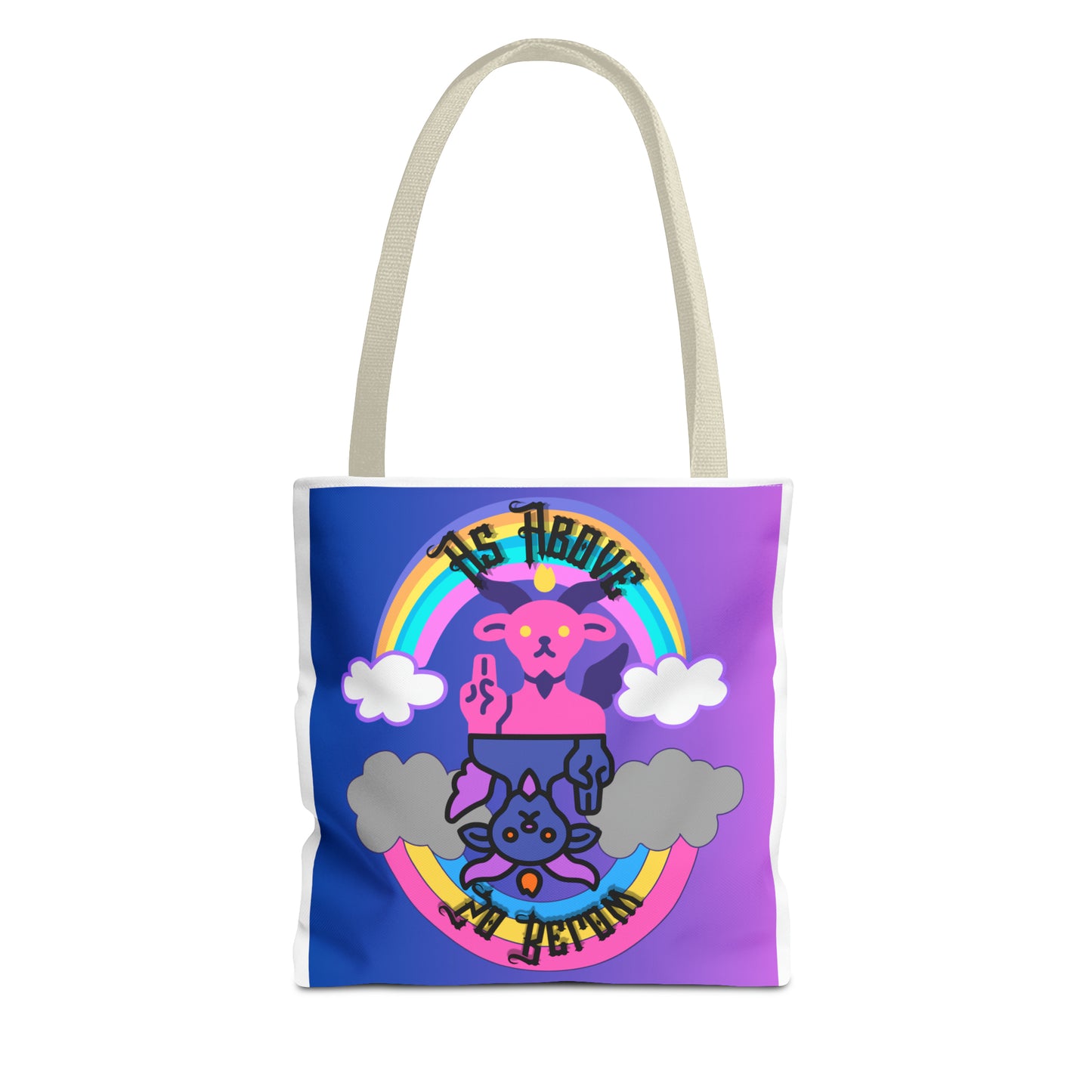 "As Above So Below" Tote Bag