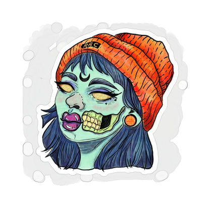 Zombie Girl Stickers