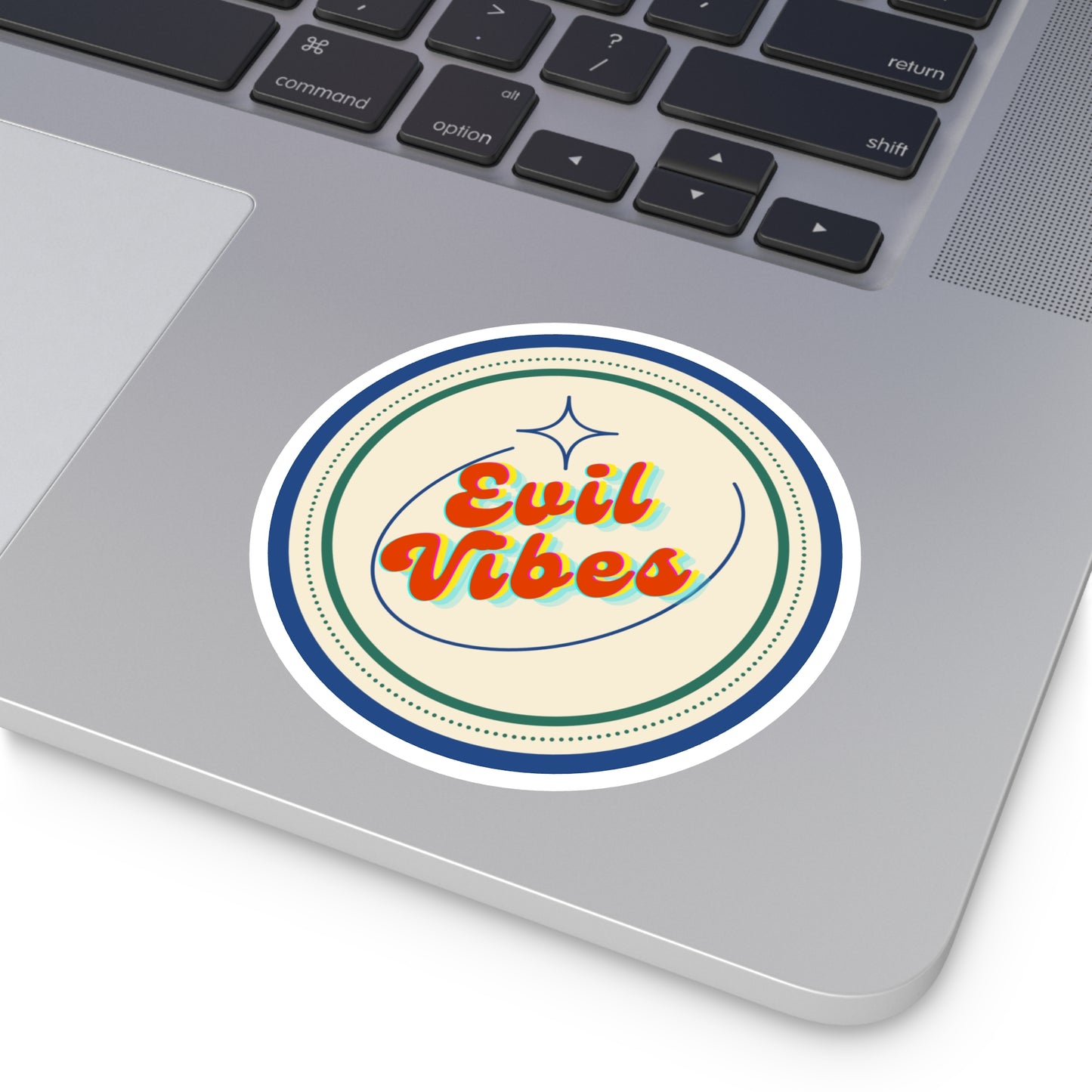 "Just Vibin" - Round Stickers, Indoor\Outdoor