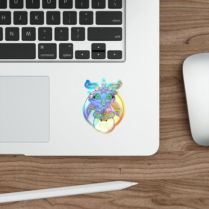 Baphomet  Holographic Die-cut Stickers