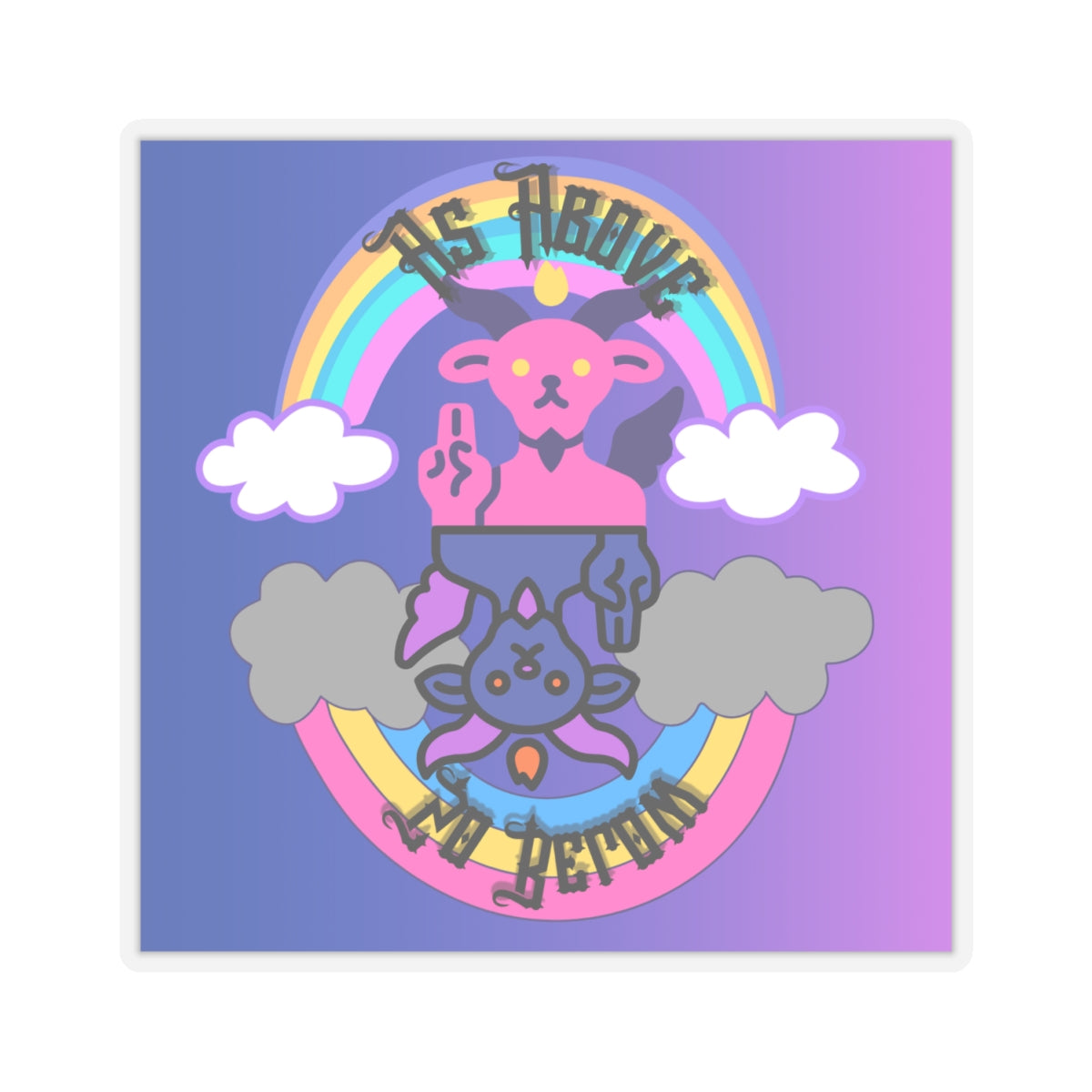 "As Above Baphomet" - Kiss-Cut Stickers