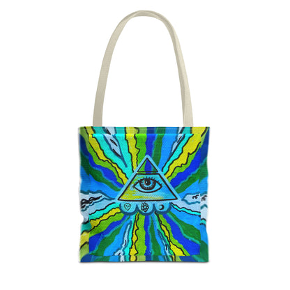 Funky Pyramid Tote Bag