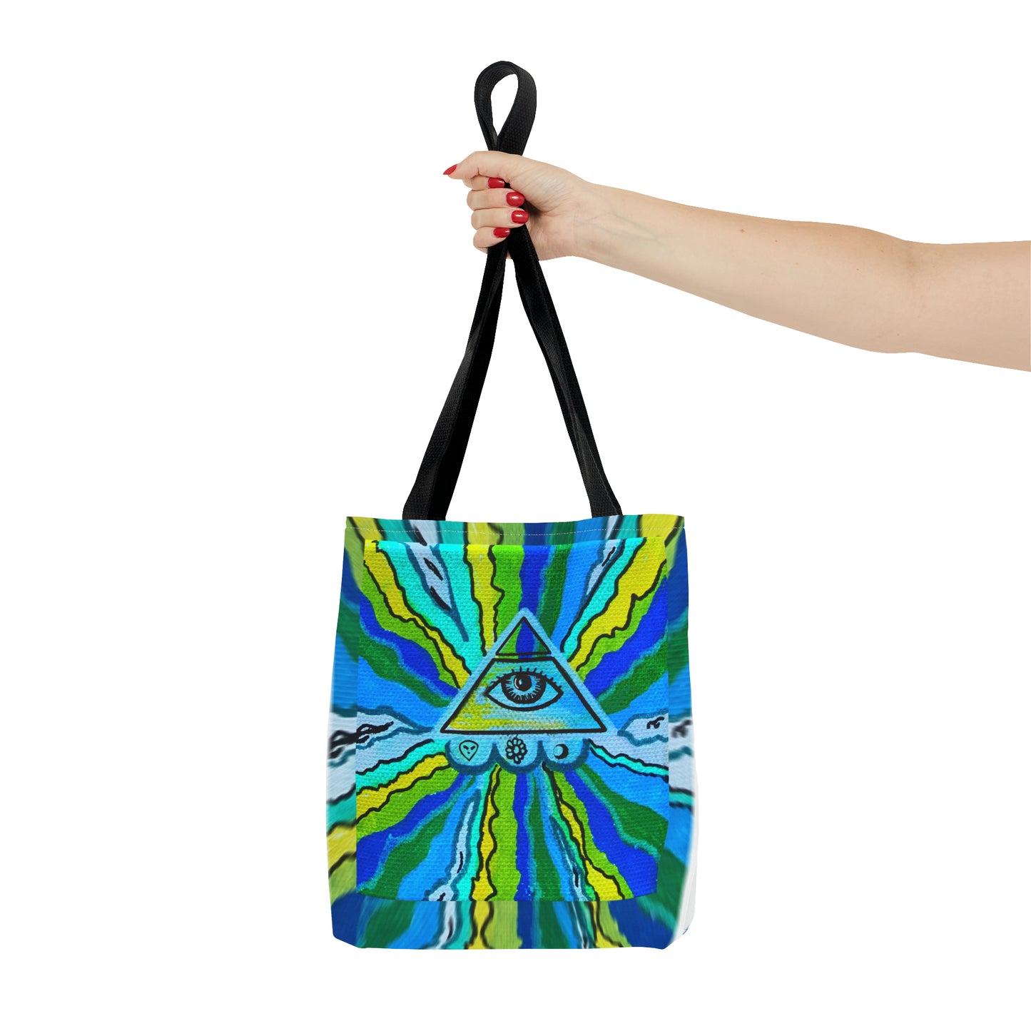 Funky Pyramid Tote Bag