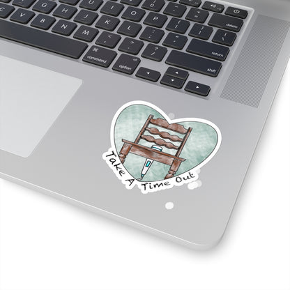 Time Out Chair  - Kiss-Cut Stickers