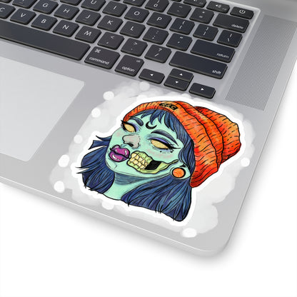 Zombie Girl Stickers