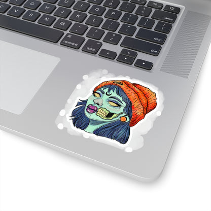 Zombie Girl Stickers