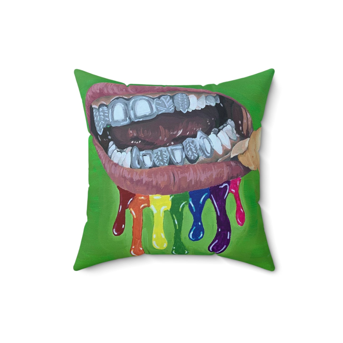 "Grill" Throw Pillow