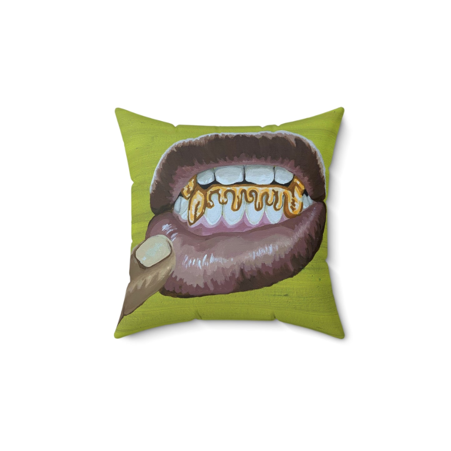 "Grill" 2 Throw Pillow