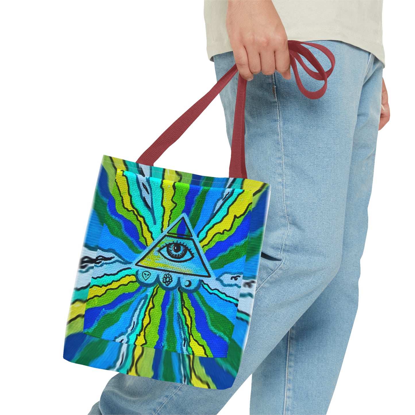 Funky Pyramid Tote Bag