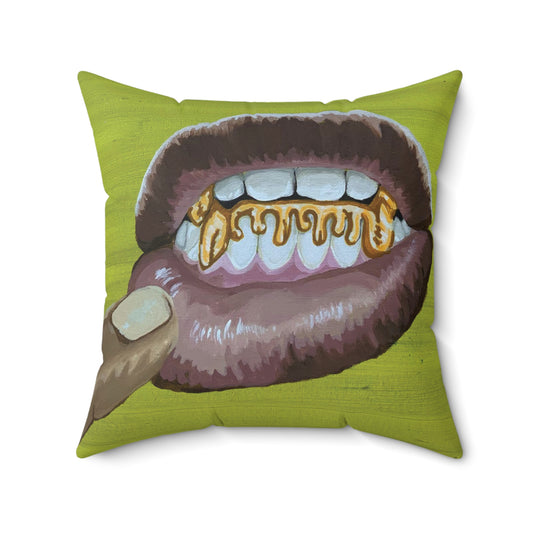 "Grill" 2 Throw Pillow