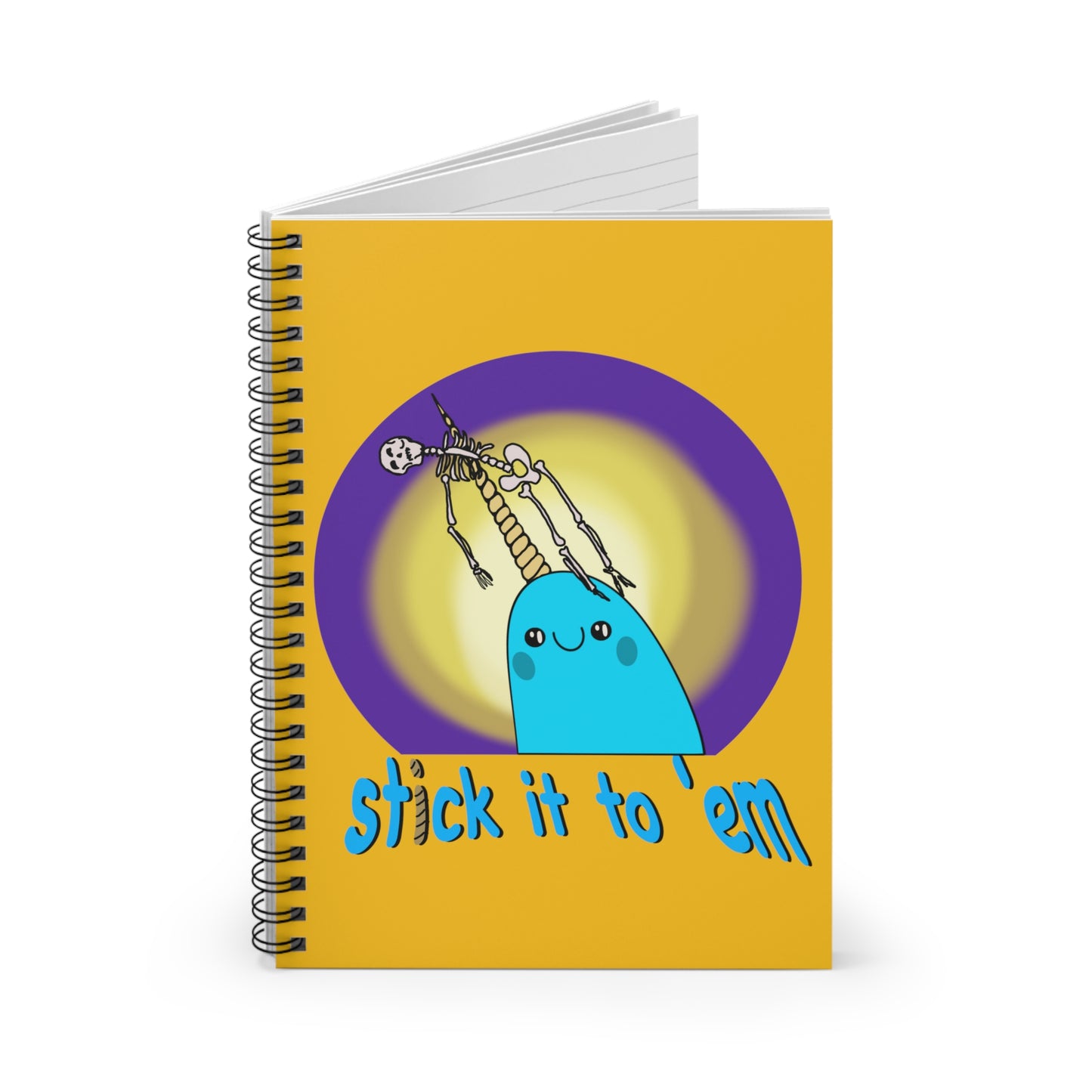 Narwhal Spiral Notebook - Ruled Line